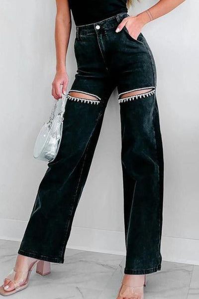 Crystal Straight Jeans