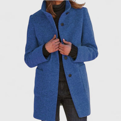 Classic Wool-Blend Coat
