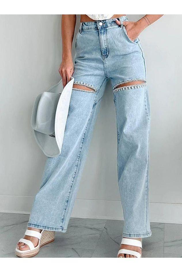 Crystal Straight Jeans