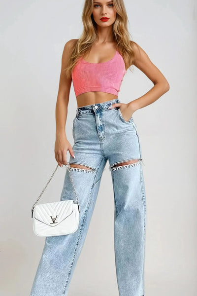 Crystal Straight Jeans