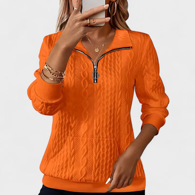 Long-Sleeve Knit Sweater