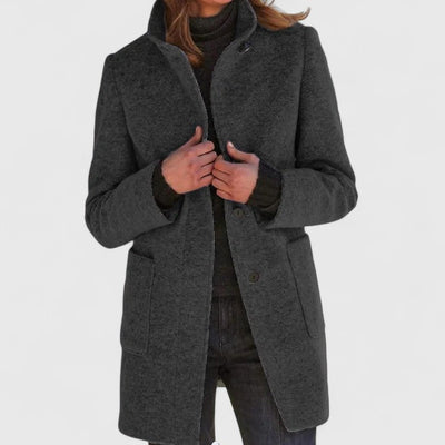 Classic Wool-Blend Coat