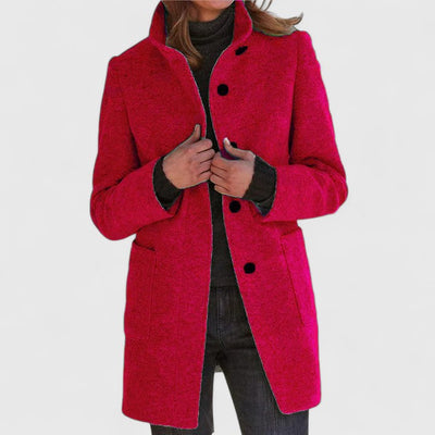Classic Wool-Blend Coat
