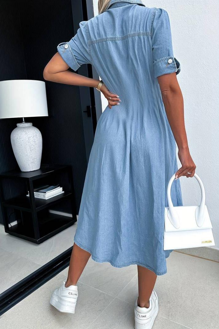Sienna Luxe Denim Dress