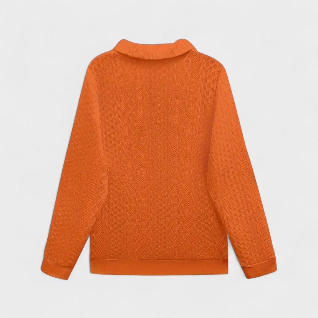 Long-Sleeve Knit Sweater