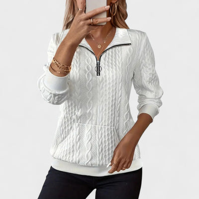 Long-Sleeve Knit Sweater