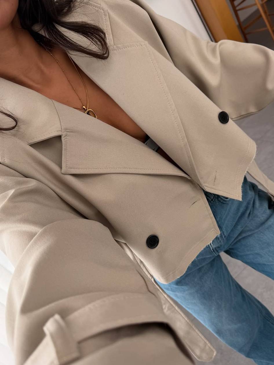The Belted Jacket Coat