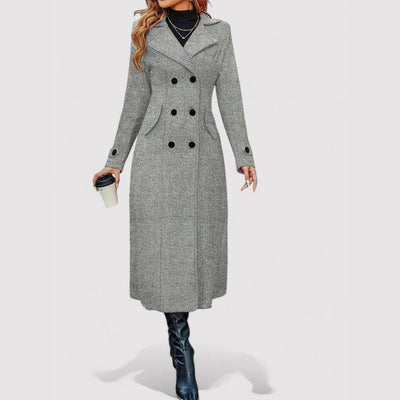 Double-Breasted Long Coat