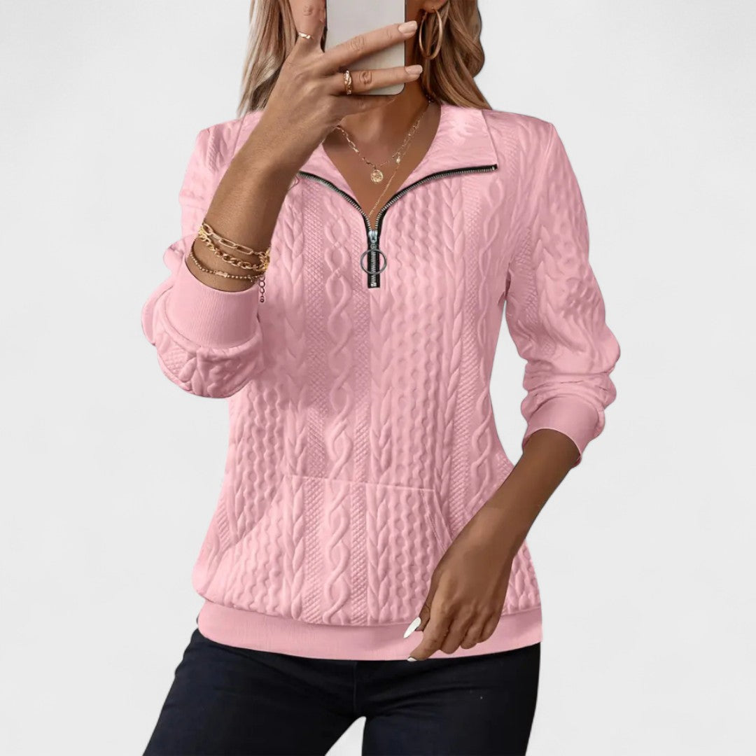 Long-Sleeve Knit Sweater