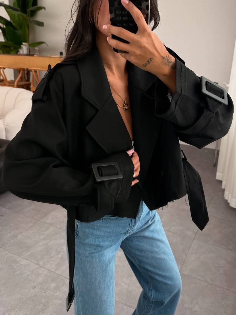 The Belted Jacket Coat