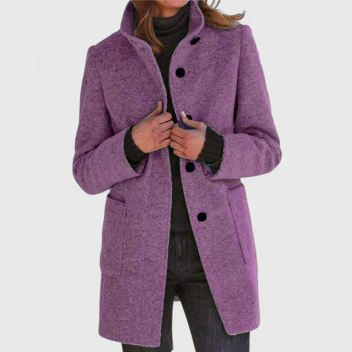 Classic Wool-Blend Coat