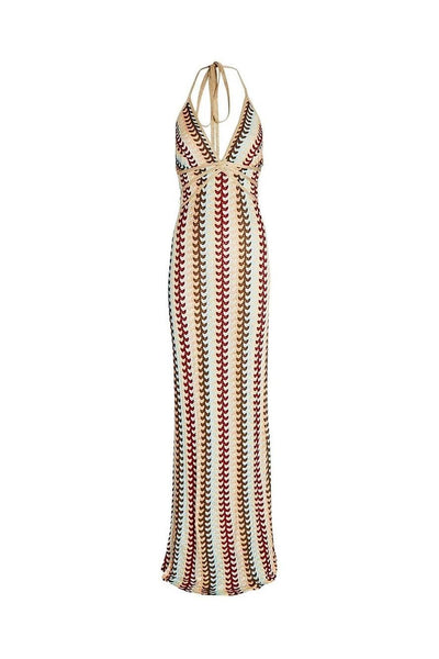 Boho Knit Maxi Dress
