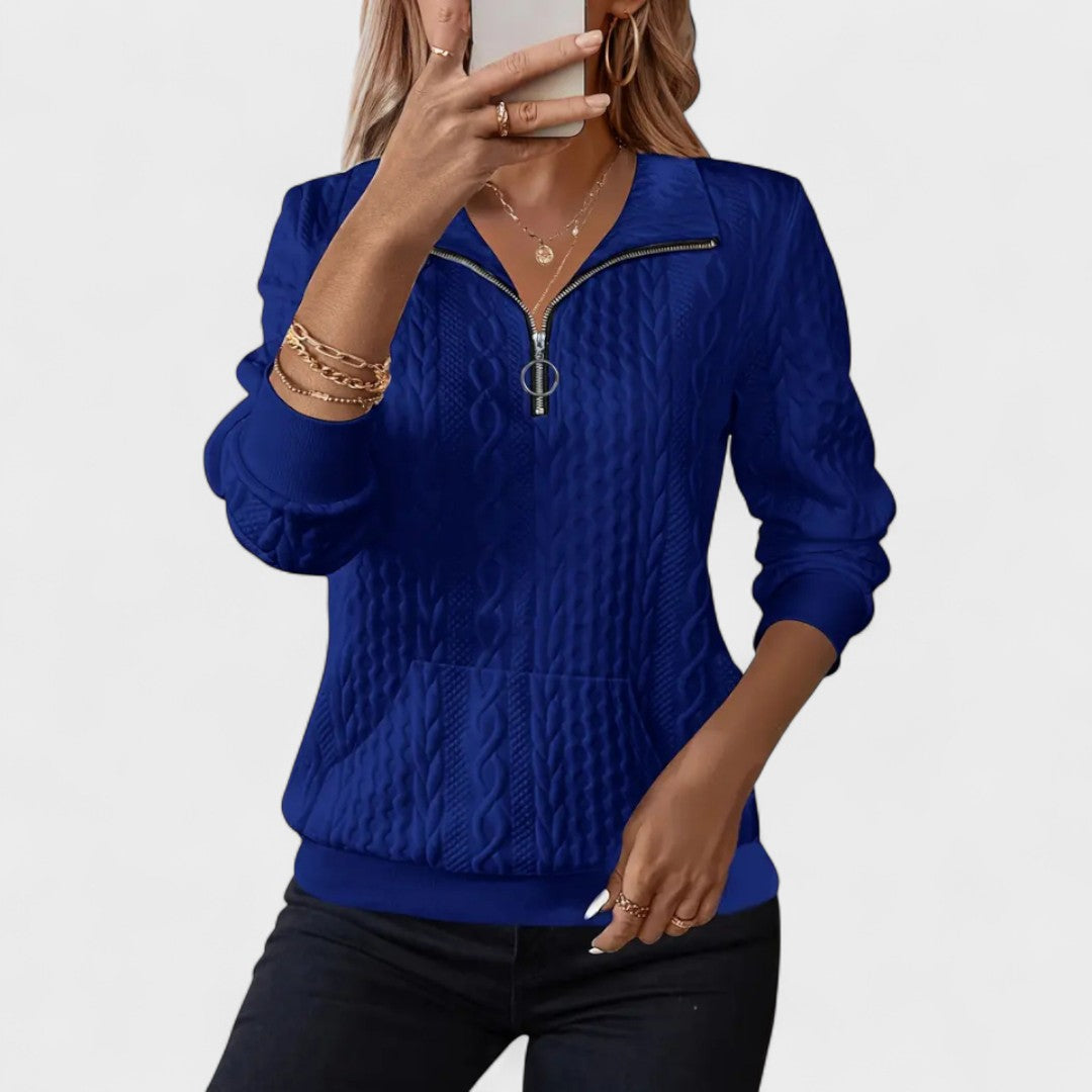 Long-Sleeve Knit Sweater
