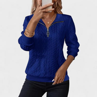 Long-Sleeve Knit Sweater