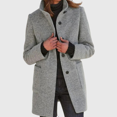 Classic Wool-Blend Coat