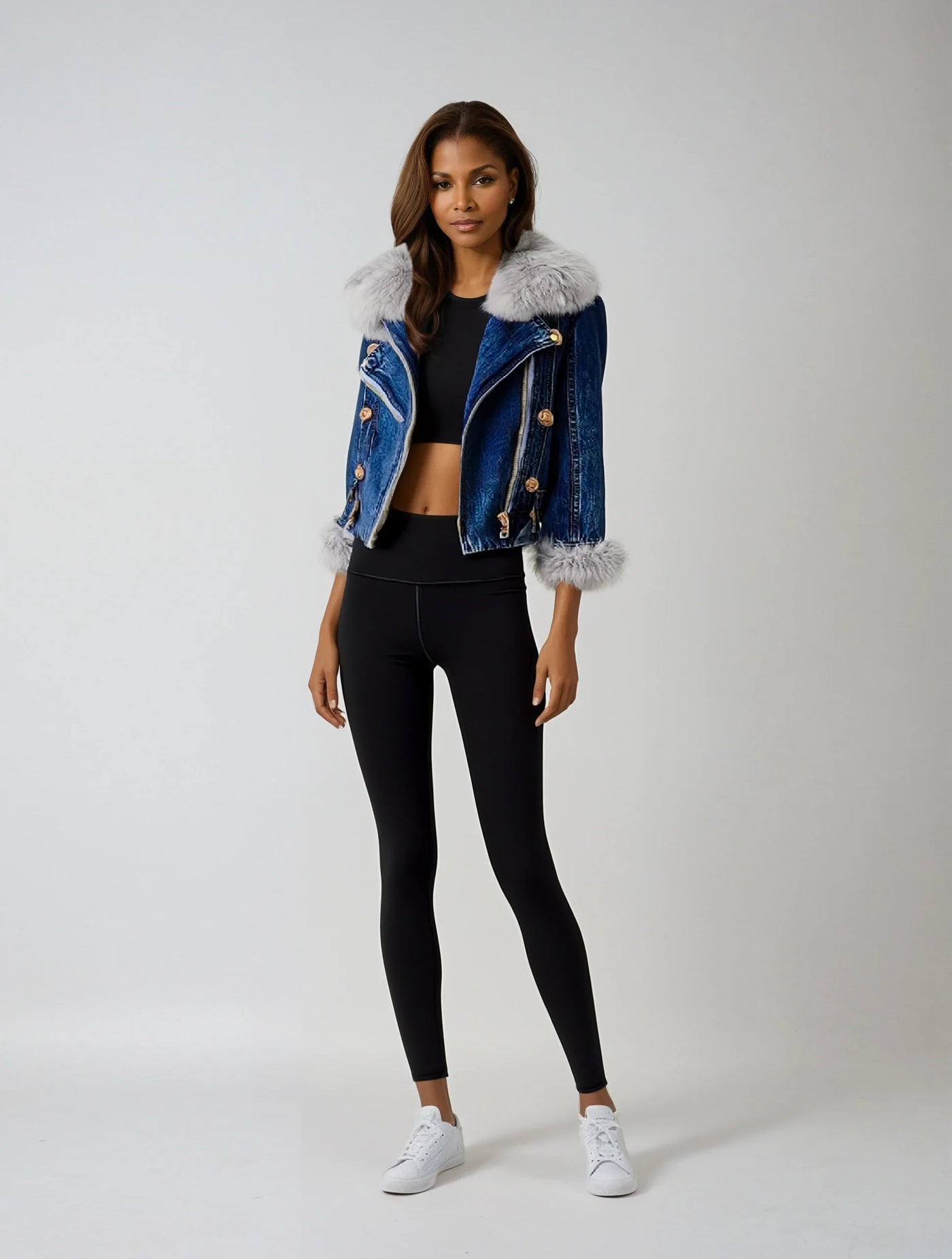 Arctic Edge Denim Jacket