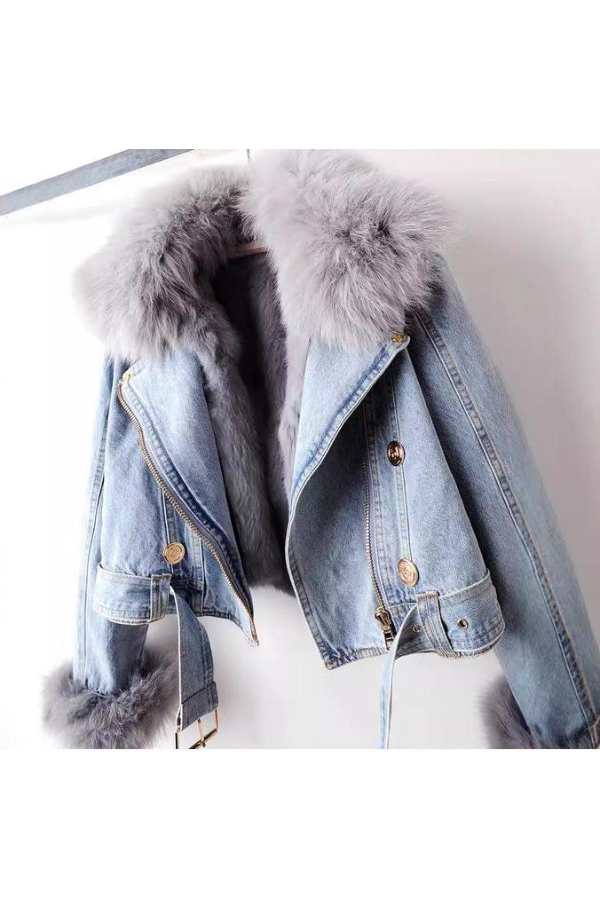 Arctic Edge Denim Jacket