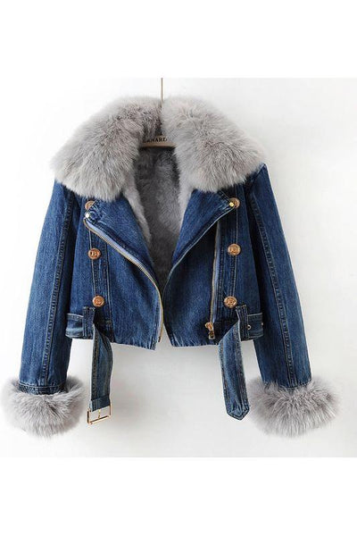 Arctic Edge Denim Jacket