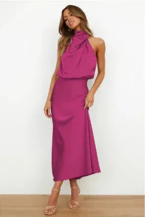 Horizon Halter Dress