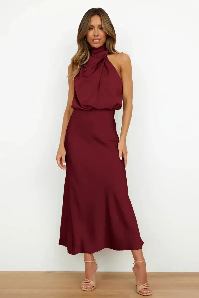 Horizon Halter Dress