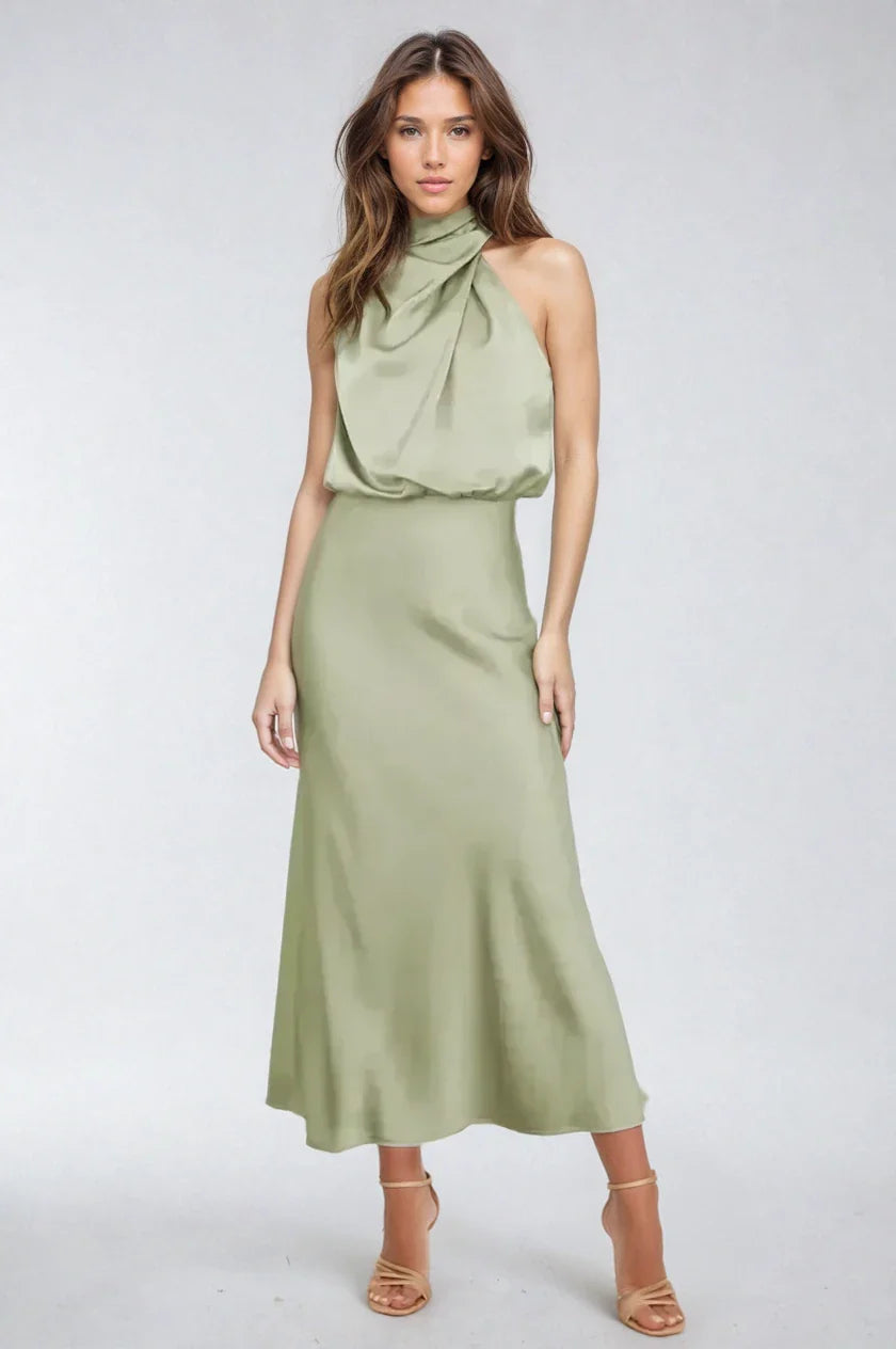 Horizon Halter Dress