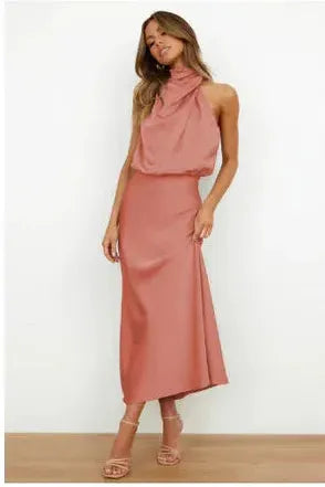 Horizon Halter Dress