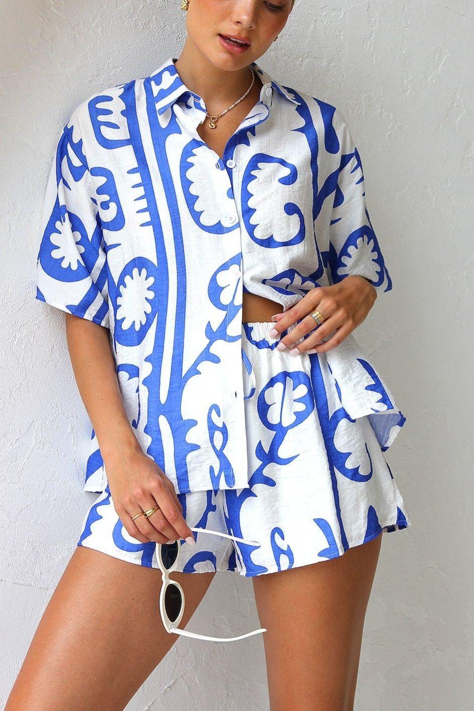 Ensemble chic abstrait