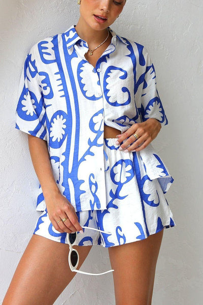 Ensemble chic abstrait