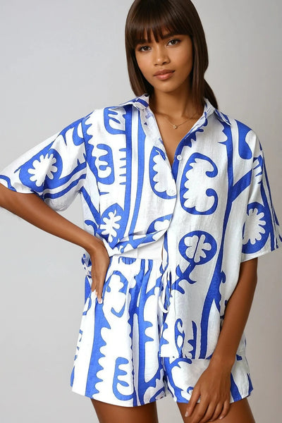 Ensemble chic abstrait