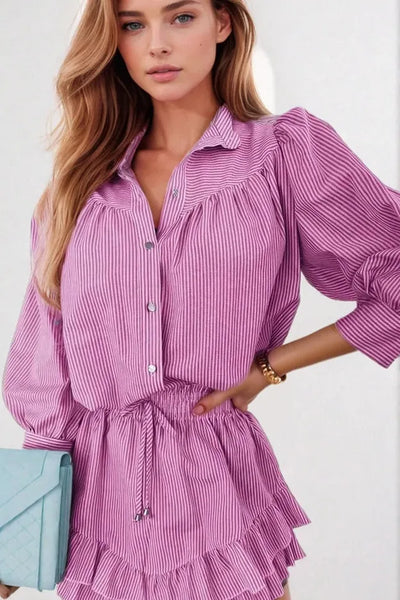 Robe chemise Petal Flow