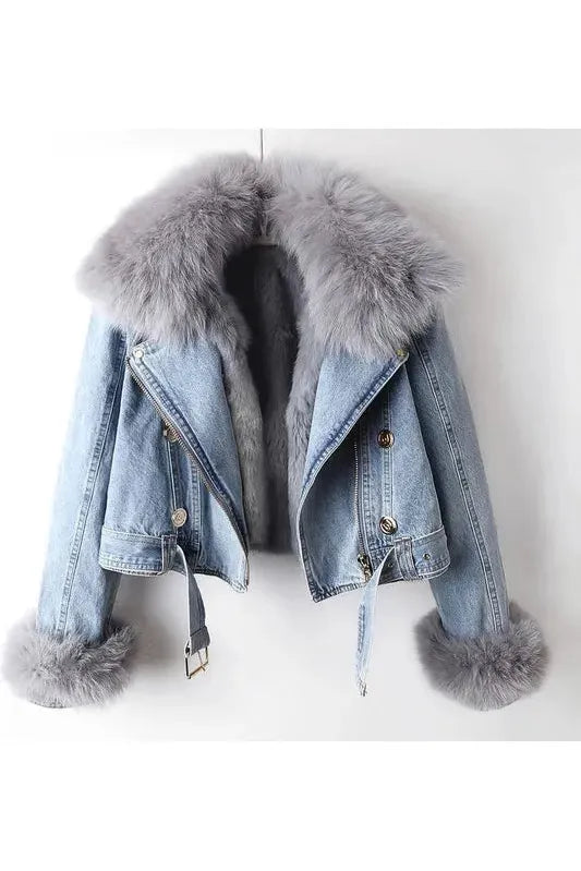 Arctic Edge Denim Jacket