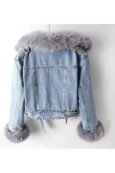 Arctic Edge Denim Jacket