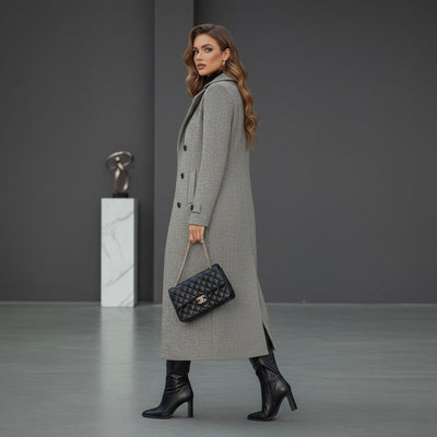 Double-Breasted Long Coat