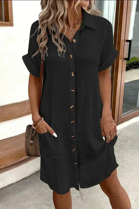 Robe chemise décontractée