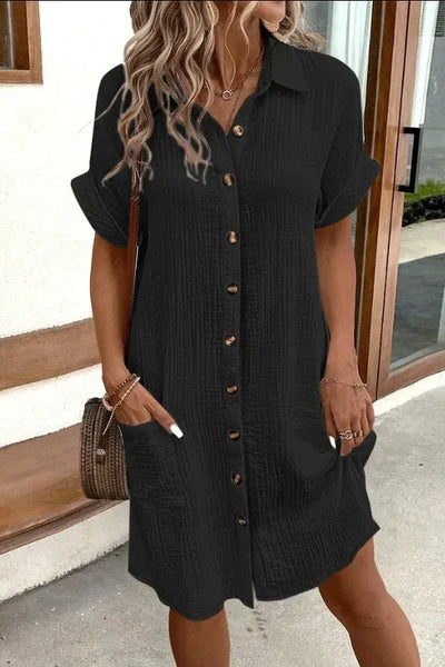 Robe chemise décontractée