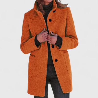 Classic Wool-Blend Coat