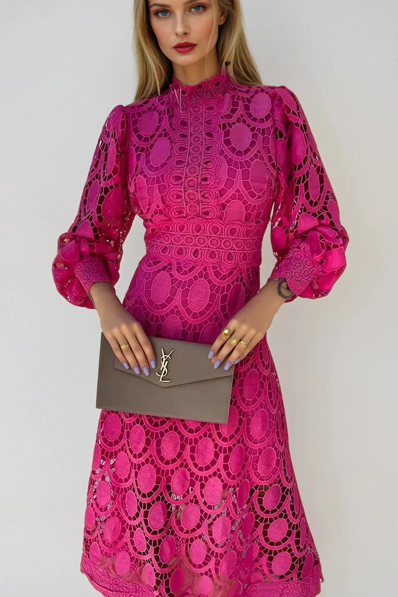 Robe élégante en dentelle