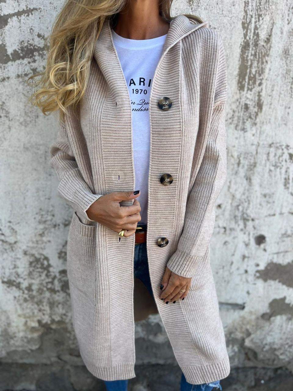 Longline Knit Cardigan
